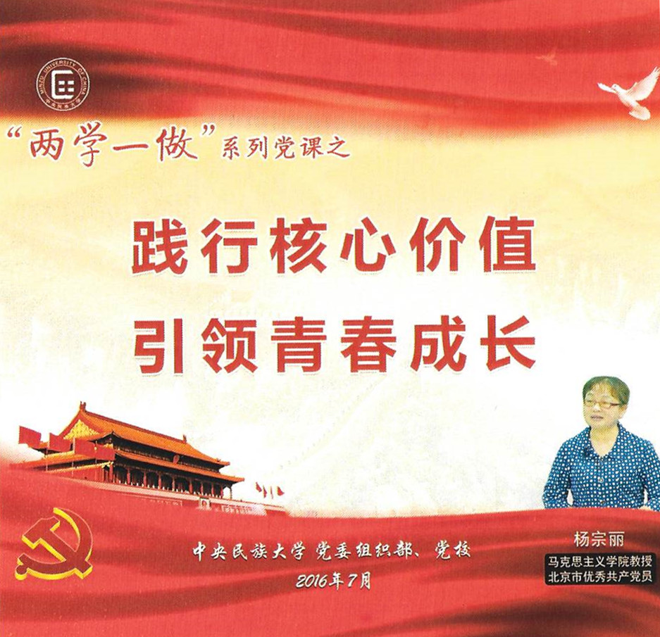 马克思主义学院教授 北京市优秀共产党员 杨宗丽